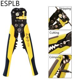 Pliers ESPLB Wire Stripper Self-adjusting Cable Cutter Crimper Automatic Stripping Tool Cutting for Industry 230414