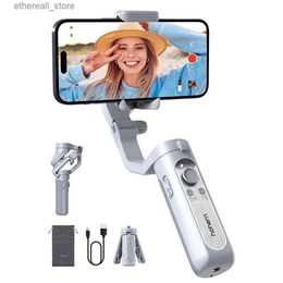 Stabilisers Hohem Official iSteady XE Handheld Gimbal Stabiliser Selfie Tripod for Smartphone 3-Axis with Magnetic Fill Light Video Lighting Q231116