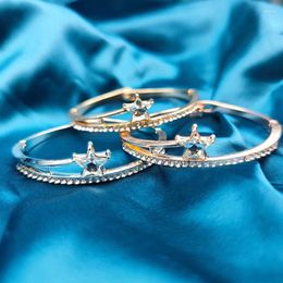 Link Bracelets Star Bracelet Bangles For Women Friendship Boho Luxury Retro Pendant Fashion Jewellery Couple Y2k Style Gift