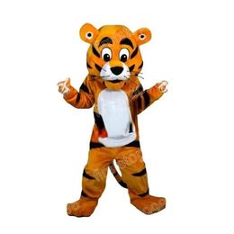 Halloween cute Tiger Mascot Costume Cartoon Anime theme character Unisex Adults Size Christmas Party Outdoor Advertising Outfit Suit