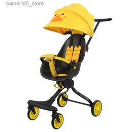 Strollers# Luxury Baby stroller folding four wheels stroller children's cart eggshell Baby stroller with baby comfort baby accessories Q231116