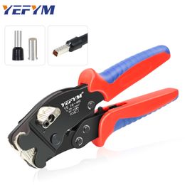 Pliers Ferrule Crimping Tool YE 16-4H Tubular Terminals 0.08-16mm²/30-5AWG Mini Adjust Knob To Control Electrical Clamps YEFYM 230414