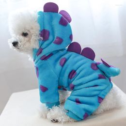 Dog Apparel Pet Novel Costumes Autumn Winter Medium Small Clothes Warm Jumpsuit Cute Coat Kitten Puppy Hoodie Yorkshire Poodle Sweater