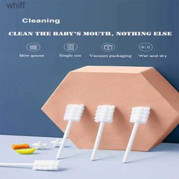 Cotton Swab Baby Oral Disposable Cleaner Newborn Milk Teeth Gauze Toothbrush Baby Tongue Washing Tongue ArtifactL231117