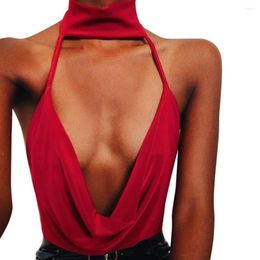 Camisoles & Tanks Scoop Sexy Fashion Womens Casual Tank Top Backless Vest Blouse T-Shirt Cotton Girls Camisole