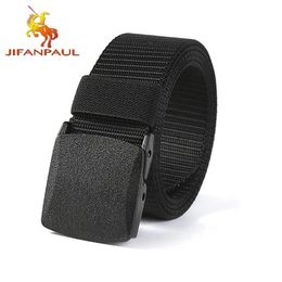 Belts JIFANPAUL Automatic Buckle Nylon Belt Male Army Tactical Belt Mens Military Waist Canvas Belts Cummerbunds High Quality Strap 231116