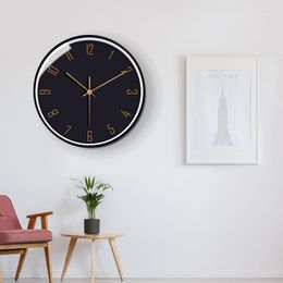 Wall Clocks Nordic Silent Clock Modern Living Room Luxury Creative Bedroom Stylish Reloj De Pared Minimalist Decor WK50WC