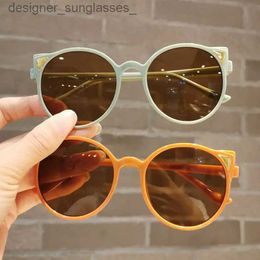 Sunglasses Girls Boys Cute Animal Cartoon Ears Sunglasses Outdoor Sun Protection Children ly Vintage Sunglasses Protection Classic KidsL231115