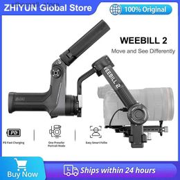 Stabilizers Zhiyun Weebill 2 Handheld Gimbal Stabilizer 3-Axis for DSLR Mirrorless Cameras Compatible Q231116