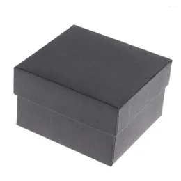 Watch Boxes Fashion Square Single Storage Case With Removable Pillow Compound Material Jewelry Display Box For Men And Women