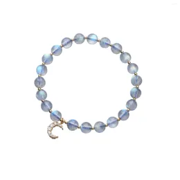 Charm Bracelets Charming Blue Moonstone Bracelet For Women Embrace Your Feminine