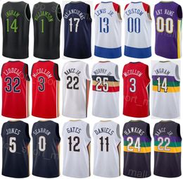 Printed Man Youth Basketball City EJ Liddell Jersey 32 Kira Lewis JR 13 Larry Nance JR 22 Naji Marshall 8 Matt Ryan 37 Jeremiah Robinson-Earl 50 Association Icon Team