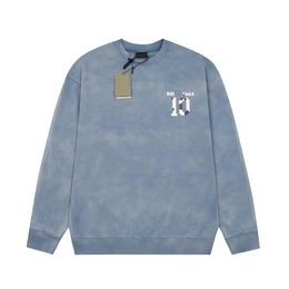 Capispalla da uomo taglie forti Cappotti da uomo Maglione ricamato con lettera Pullover stampato Maglione con cappuccio vestibilità ampia Puro cotone Morbido unisex s13u05