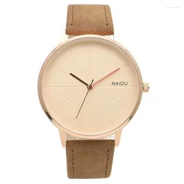 Wristwatches Couple Watch For Men Women Quartz Watches Ladies Simple Elegant Reloj Male Clock Unisex Student Fashion Leather Wristwatch