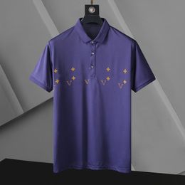 summer t-shirts polos short sleeve top loose polo men tees causal designer for man clothing