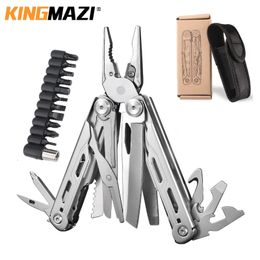 Pliers HRC78K 30 in1 Multitool Plier Cable Wire Cutter Multifunctional Multi Tools Outdoor Camping Portable Folding 230414