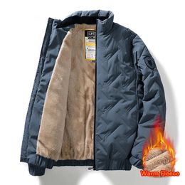 Mens Jackets Winter Men Jacket Parkas Casual Thick Warm Fleece Windbreaker Cold Coats Male Outerwear Clothing High Quality 6XL 231115