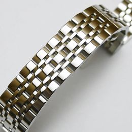 Watch Bands Solid Metal Watchbands Bracelet Polished Silver Black Gold Stainless Steel Watch Band Strap 18mm 19mm 20mm 21mm 22mm 23mm 24mm 231115