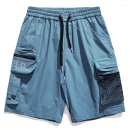 Men's Shorts FIT 60-140KG Body Men'S Black Cargo 2023 Summer Casual Bigger Pocket Classic 95% Cotton Brand Male Pants Trouers