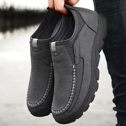 Casual Breathable Sneakers Dress Fashion Comfortable Flat Handmade Retro Leisure Loafers Men Shoes 231116 462b