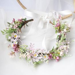 Headpieces Artifical Flowers Vestido De Festa Casamento Wedding Bridal Hair Accessories For Bride