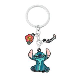 New Cartoon Stitch Keychain Lovely Bag Pendant Cartoon Cute Animals Stitch Key Chain Pendant Gifts