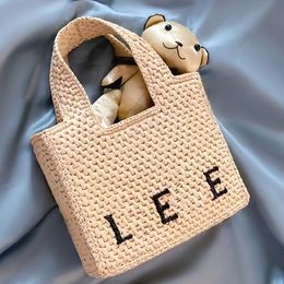 Pochette CrossBody Straw Bags Weave Shoulder Raffias Tote Luxury Designer Shop Bag Basket Fashion Clutch Beach Travel Hand Bag 240522