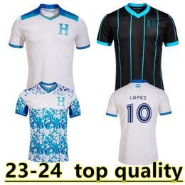 Honduras 2023 2024 Soccer Jerseys Home Away 23/24 National Team Mens Football Shirts Camisetas Futbol Kids Kit Training Soccer Uniform Top CARLOS RODRIGUEZ LOZANO 66