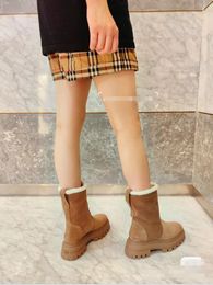 SW2023 Wool Boots snow boots woman Ugly and cute snow boots girl boot Christmas Gift ankle boot simbakids size35-40