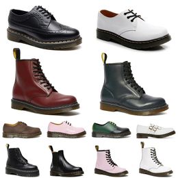 2024 S Stivali firmati Donna Doc Martens Stivaletti Moda Oxford Fondo alla caviglia Dr Martin Donna Classic Platform Snow Winter Boot Uomo Bottes