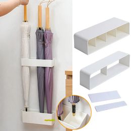 Storage Holders Racks Wall Mounted Umbrella Stand Puncture Free Shelf Rack Holder Hanger Organiser for Office Home 231116