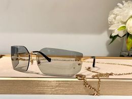 SMU54Y occhiali da sole da donna uomo 2023 Occhiali da sole di design con montatura in metallo di lusso con scatola