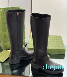 long and short boots, cowhide upper, sheepskin lining, low heel, round toe, side zipper with metal buckle decoration