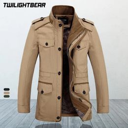 Men s Jackets Brand Casual Jacket Male Windbreaker Oversized 6XL Autumn Washed Cotton Classic Long Men Clothing Trench Coat 231116