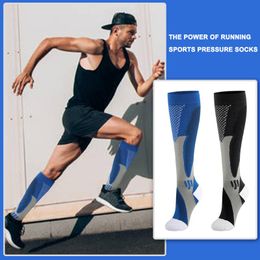 Sports Socks Unisex Nylon Compression Men Women Athletic Fitness Running Football Cycling Elastic StockingsSportsSportsSports