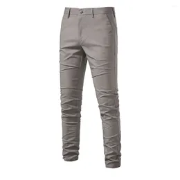 Men's Pants 2023 Spring And Autumn European Size Breathable Business Casual Cotton Trousers Menswear