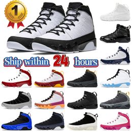 j9 Basketball shoes Designer 9s Jumpman 9s Space Jam Snakeskin Black Fire Red University Blue University Gold Mens sneakers trainers Women Sport Dhgate big size 36-47