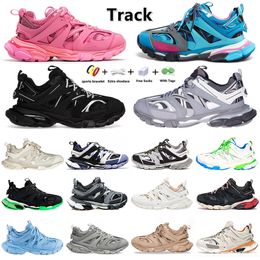 Designer Triple-S Track 3.0 Sapatos Casuais Sapatilhas de Luxo Preto Branco Transparente Nitrogênio Cristal Outsole 17FW Running Shoes Mens Womens Outdoor Trainers EUR 35-45
