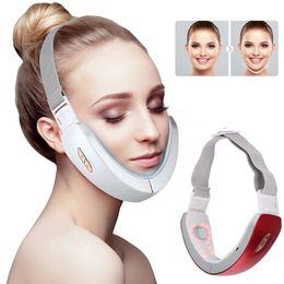 Face Care Devices EMS VFace Shaping Massager Double Chin Remover Skin Lifting Beauty Device Vibration LED Electric V Machine 231115