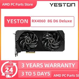 Graphics Cards Yeston Rtx 4060 8G D6 Gpu Gddr6 Nvidia Graphic Card 8Pin 128 Bit Rtx4060 For Pc Gaming Drop Delivery Computers Networki Dhm8K