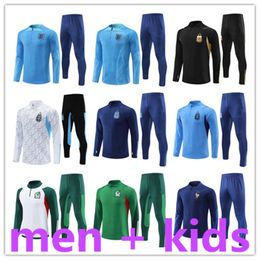 tracksuit training messis argentina Mexico england kit retro soccer jersey jacket football survetement foot chandal tuta men and kids