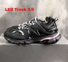 Scarpe eleganti Designer LED Track 3 3.0 scarpa Uomo Donna sneakers Triple Nero Bianco Rosa Blu Arancione Giallo Verde Tess.S. Sneaker in gomma con tracce sportive38