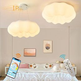 Chandeliers IPesl Cloud Led Ceiling Mouted Pumpkin Chandelier Light For Restaurant Living Room Created Kids' Deco Lamp