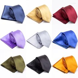 Bow Ties Mens Cravat Set Quality Luxury Fashion Wedding Tie Gifts For Men Formal Dress Hanky Necktie Black Gravata Party Accessories