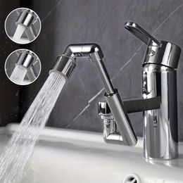 Other Bath Toilet Supplies 1440 Rotation Telescopic Faucet Extender 2 Modes Splash Proof Aerator Washbasin Kitchen Philtre Bubbler Nozzle Extension 231116