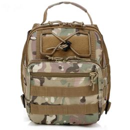 Outdoor Bags Military Camouflage Sports Hiking Camping Tactical Chest Bag Crossbody Army Fan Climbing Tactics Shoulder