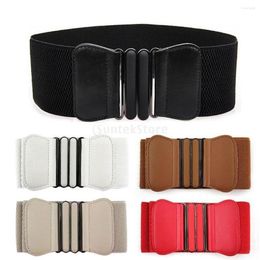 Belts Women ' Elastic Stretch Buckle Wide Waist Belt Waistband