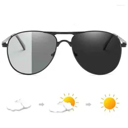 Sunglasses Large Frame Oval Shape Men's Brand Designer Fashion Sun Glasses Men Polarised Driving Eyewear UV400