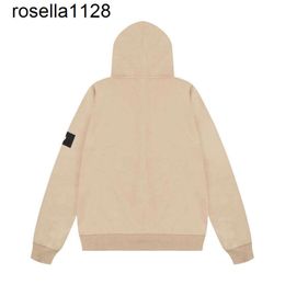 Designers Mens Stones Island Hoodie Candy Hoody Women fashion brand Casual Long Sleeve Couple Loose O-neck Sweatshirt Motion Current mens womens hoodie