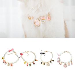 Dog Collars Excellent Pet Jewellery Long Lasting Necklace Lobster Clasp Design Decorative Puppy Kitty With Extension Chain